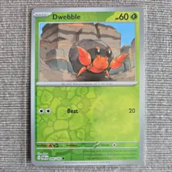Pokemon Reverse Energy Holo Dwebble 006/182 Paradox Rift NM - Image 1