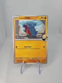 Cynthia's Gible 102/182 Near Mint Destined Rivals Pokemon TCG - Image 1