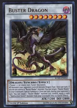 Yugioh Buster Dragon BOSH-EN052 Ultra Rare 1st Ed - LP - Image 1