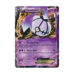 Pokemon Legendary Treasures Chandelure EX (UR) #77 (Holo) NM - Image 1