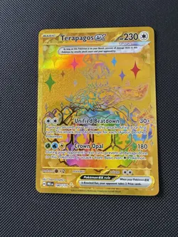 Terapagos EX 180/131 Pokemon TCG S&V Prismatic Evolutions Hyper Rare - Image 1