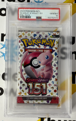 ⚡❄ 2023 Pokemon INTL Scarlet & Violet Mew 151 Foil Pack PSA 10 Graded - Image 1