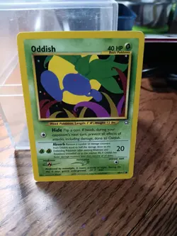 Oddish 68/111 Neo Genesis Pokemon TCG Unlimited Vintage NM - Image 1