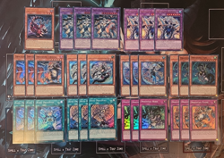 Dracotail Complete Deck Core 31 Cards JUSH-EN YuGiOh ALL ULTRAS + SUPERS & RARES - Image 1