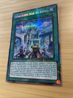 YuGiOh! TCG Artmage Academic Arcane Arts Acropolis (Starlight Rare) - (DUAD) NM - Image 3