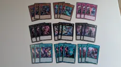 Yugioh K9 Deck Core Bundle Playset X 3 27 Cards Justice Hunters JUSH-EN - Image 1