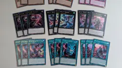 Yugioh K9 Deck Core Bundle Playset X 3 27 Cards Justice Hunters JUSH-EN - Image 3