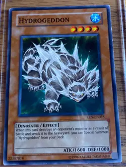 Yugioh! LP Hydrogeddon - EEN-EN013 - Common - Unlimited Edition Lightly Played - Image 1