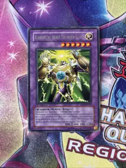 (YBL) Yugioh! Elemental Hero Thunder Giant - DP1-EN011 - Rare - 1st Ed MP - Image 1