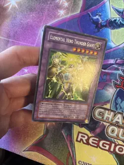 (YBL) Yugioh! Elemental Hero Thunder Giant - DP1-EN011 - Rare - 1st Ed MP - Image 4