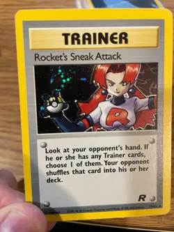 NEAR MINT! Rocket's Sneak Attack (16/82) Holo Team Rocket Pokemon Card! - Image 3