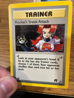 NEAR MINT! Rocket's Sneak Attack (16/82) Holo Team Rocket Pokemon Card! - Image 4