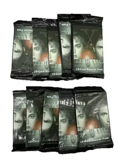 1996 THE X-FILES CCG COLLECTIBLE CARD GAME 15 CARD Sealed BOOSTER PACK x 10 - Image 2