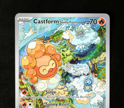 Pokemon Card - Castform Sunny Form 195/191 Surging Sparks Illustration Rare NM ⭐ - Image 2