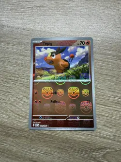 Tepig 011/086 Masterball Holo Pokemon White Flare Card Master Ball TCG - Image 1