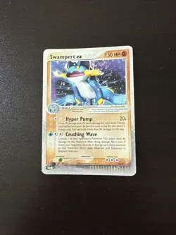 Pokemon Swampert EX 95/95 Team Magma vs Team Aqua 2004 Holo Rare Card TCG - Image 1