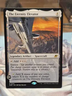 R 0241 The Eternity Elevator Artifact Edge of Eternities Rare EOE MTG Card NM - Image 1