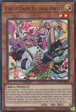 Live Twin Ki-sikil Frost - 1st Edition Lightning Overdrive MP YuGiOh - Image 1