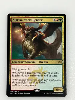 MTG Magic The Gathering Card: Afarka, World Render - Image 1