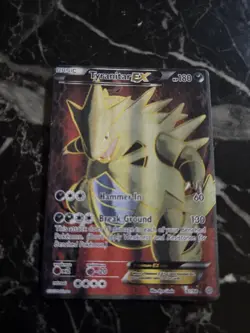 PL Pokemon Card Tyranitar EX Full Art XY - Ancient Origins 91/98 Ultra Rare 2015 - Image 1
