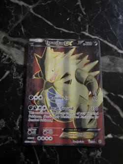 PL Pokemon Card Tyranitar EX Full Art XY - Ancient Origins 91/98 Ultra Rare 2015 - Image 2