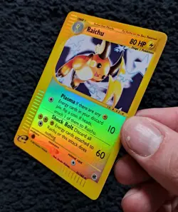 Pokemon Card Raichu Holo Foil Reverse 61/165 Expedition NM (PSA) - Image 3
