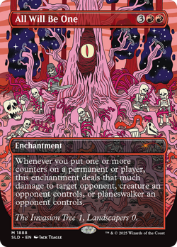 All Will Be One (Secret Lair) PROMO NM Red Mythic Rare MAGIC MTG CARD ABUGames - Image 1