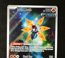Pokemon Card TCG - Iron Moth 187/182 - Paradox Rift - Illustration Rare - NM ⭐ - Image 2