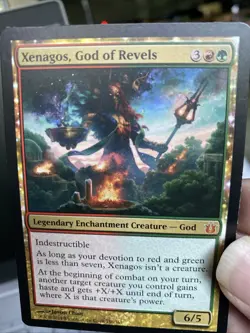 Xenagos, God of Revels Mtg Legendary Enchantment Creature Very Lightly Played - Image 1