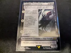 MTG Magic the Gathering Summon: Primal Odin FIN! - Image 1