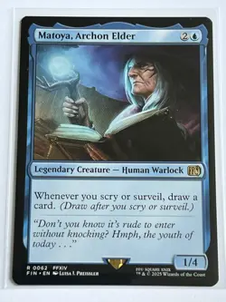 Matoya Archon Elder 62 MTG Final Fantasy 2025 Mint - 9.0 + Non Foil Rare - Image 2
