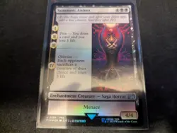 MTG Magic the Gathering FOIL Summon: Anima FIN! - Image 1