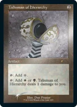 Talisman of Hierarchy (Retro Frame) (Foil Etched) -Foil Near Mint MTG - Image 1