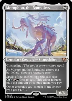 Morophon, the Boundless (Foil Etched) -Foil Near Mint MTG Commander Masters - Image 1