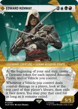 Edward Kenway (Showcase) (Textured Foil) -Foil Near Mint MTG - Image 1