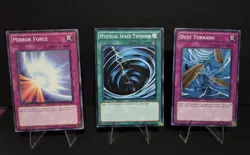 Yugioh Vintage Staple Magic and Trap Set 45 Card Dark Hole Fissure Scapegoat - Image 1