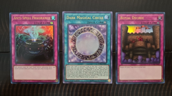 Yugioh Vintage Staple Magic and Trap Set 45 Card Dark Hole Fissure Scapegoat - Image 2