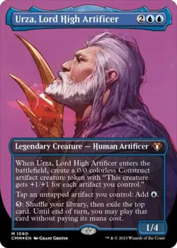 Urza, Lord High Artificer (Textured Foil) -Foil Near Mint MTG Commander Masters - Image 1