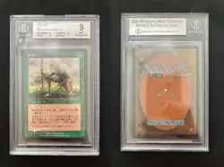 FOIL Crop Rotation URZA'S LEGACY Mtg JAPANESE MINT Graded BGS 9 QUAD (9/9/9/9) - Image 1