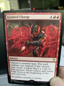 Kindred Charge Commander 2017 Near Mint MTG - Image 1