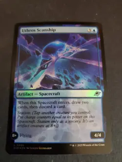 MTG - Uthros Scanship (Foil) - Edge of Eternities NM/M Condition - Image 1