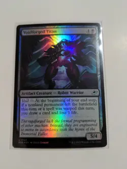 MTG - Voidforged Titan (Foil) - Edge of Eternities NM/M Condition - Image 1