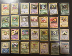 Jungle Set 58/64 Vintage 1999 Pokemon Cards Original 91% Complete WOTC - Image 1