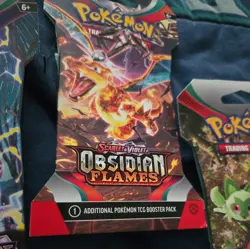 Pokemon Paldean Fates Tech Sticker Collection 3 Booster Pack Blister- a lof of 5 - Image 5