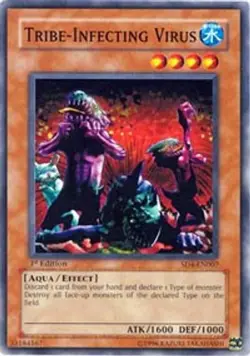 Tribe-Infecting Virus - 1st Edition Structure Deck: Fury from the Deep MP YuGiOh - Image 1