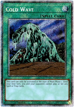 YuGiOh! Cold Wave - RA03-EN104 - Platinum Secret Rare - 1st Edition - NM/M - Image 1