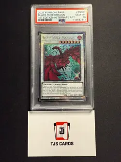 Black Rose Dragon - PSA 10 - Quarter Century Secret Rare RA04-EN057 - YuGiOh - Image 1