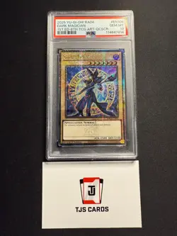 Dark Magician (8) - PSA 10 - Quarter Century Secret Rare RA04-EN106 - YuGiOh - Image 1