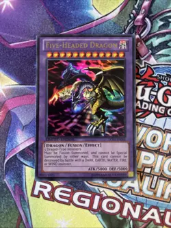 (YBL) Yugioh Five-Headed Dragon LC03-EN004 Ultra Rare Limited Edition LP - Image 1