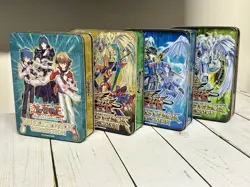 Yu Gi Oh Yugioh Collectible Tins TIN ONLY - EMPTY Lot Of 4 - Image 2